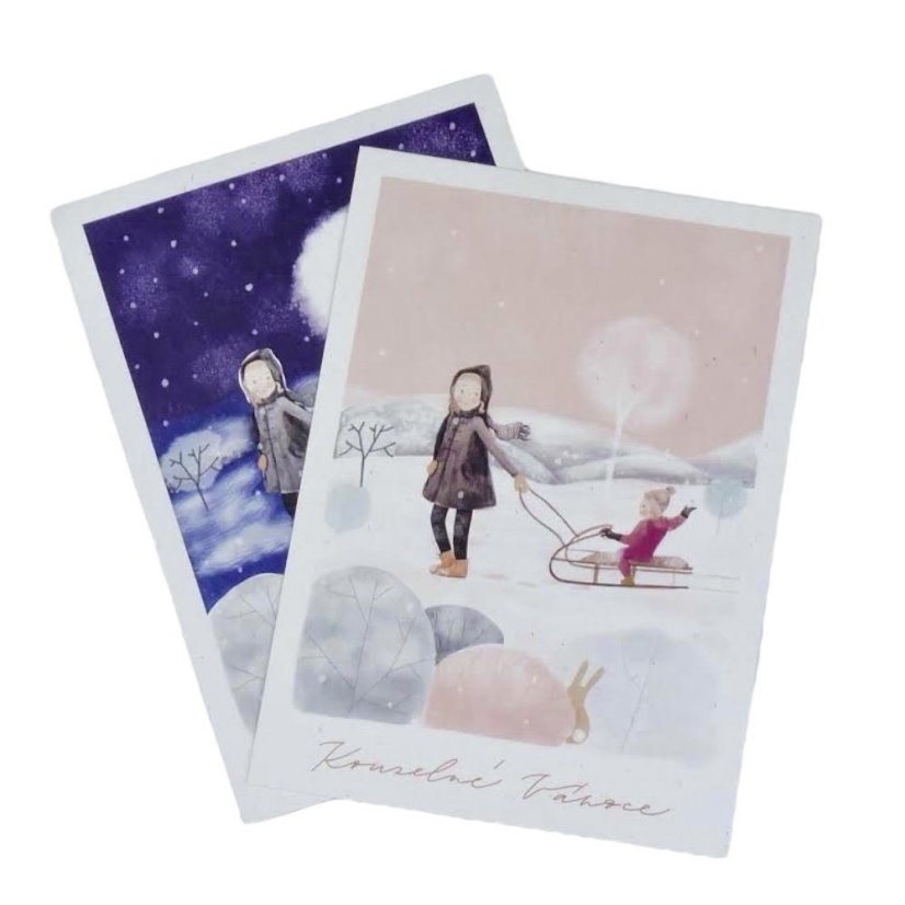 Be Nice Sada pohledů Nebeská procházka 5 ks