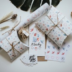 Be Nice From Love gift wrapping set