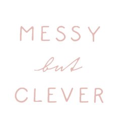 Be Nice Nažehlovačka na textil - Messy but clever