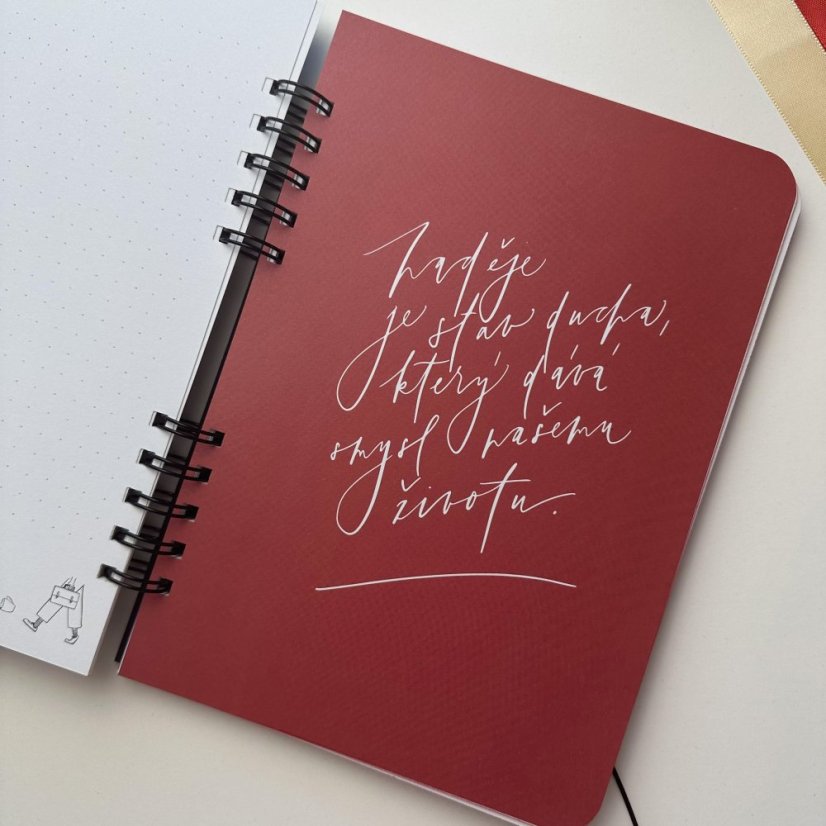 Be Nice ECO Notebook with spiral binding – A Tribute to Václav Havel