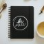 Be Nice Paper Notebook Black Lined Side Binding A4/A5 - Size: A4 - 22,2 x 29,7 cm