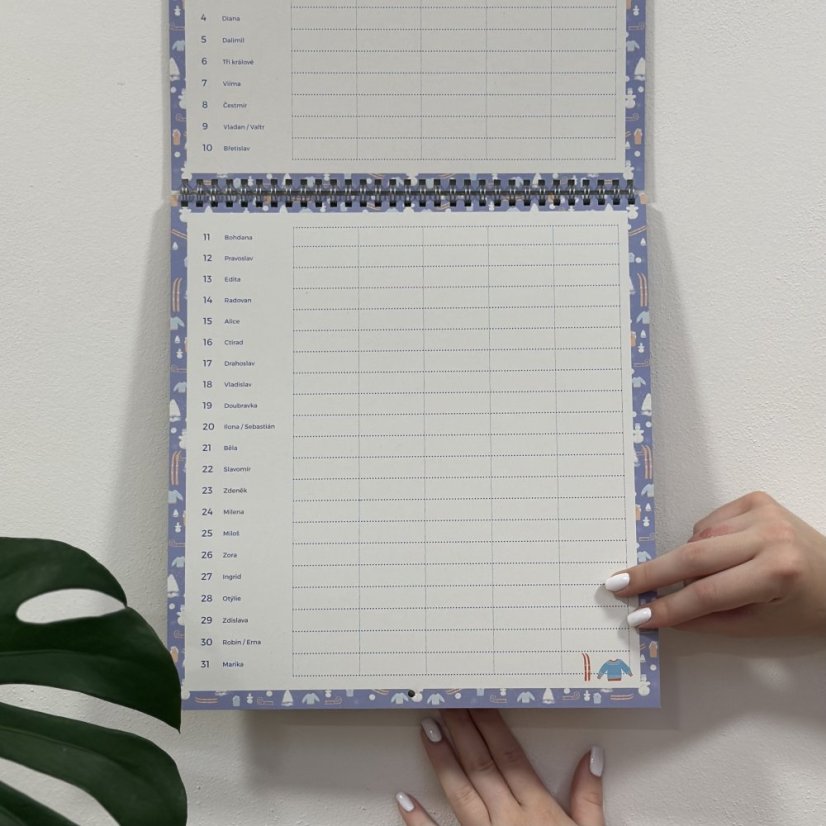 Be Nice ECO Family wall calendar
