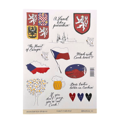 Be Nice stickers - Czech national