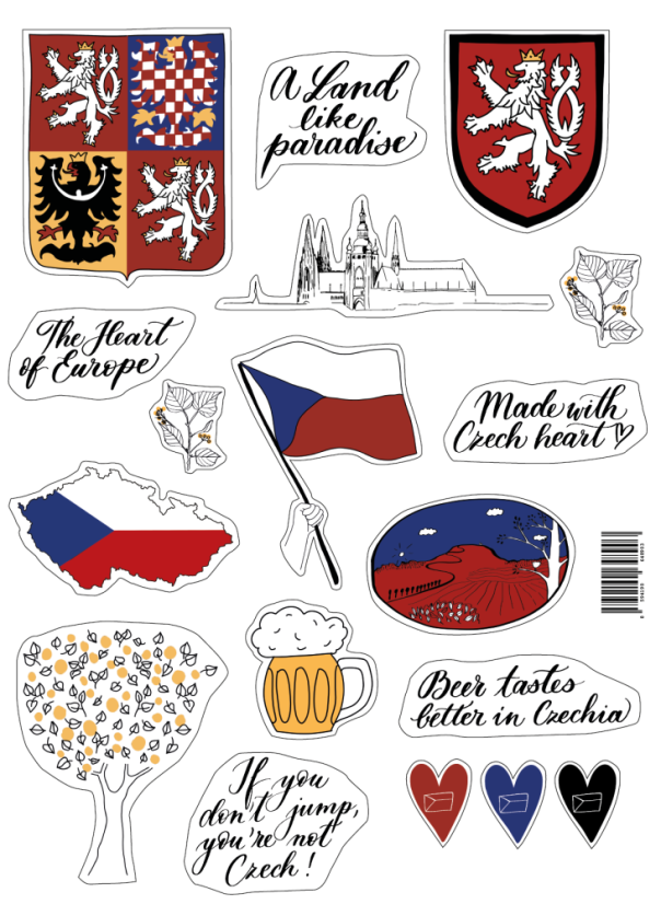 Be Nice Samolepky - České národní - Jazyk: Czech national