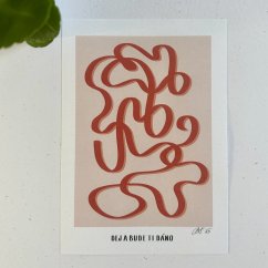 Be Nice ECO Signed A5 Poster – BAŤA SOBĚ