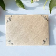Envelope 12,5 x 17,5 cm B6 - flowers