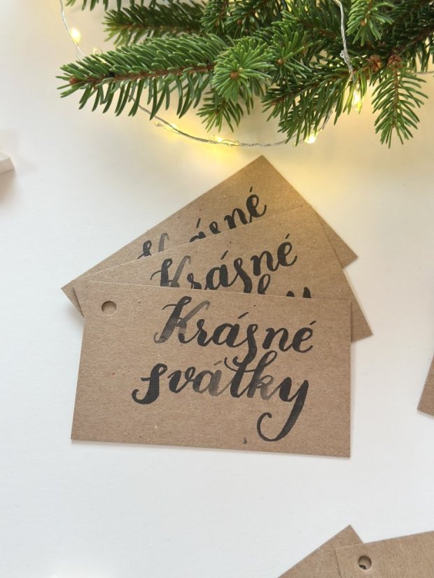 Be Nice EKO vánoční jmenovky 9 ks