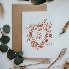 Be Nice card - From heart