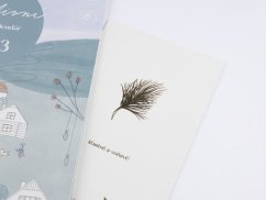 Be Nice ECO Christmas card Pine gold