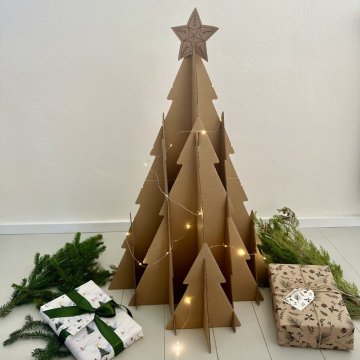 Christmas paper tree