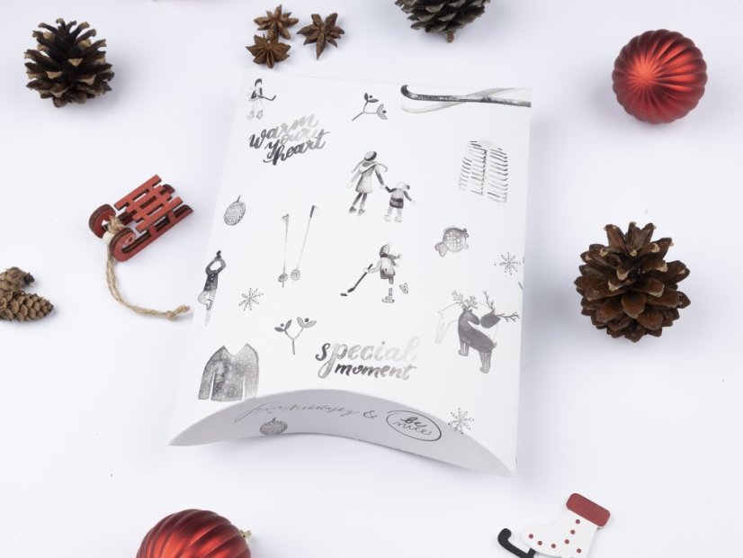 Be Nice ECO Natural Christmas boxes - light - Size: Velká krabička   33x26x7cm