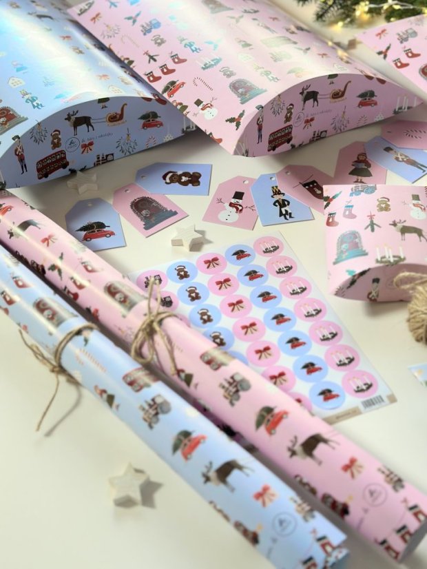 Be Nice ECO Christmas Wrapping Set – English Fairytale