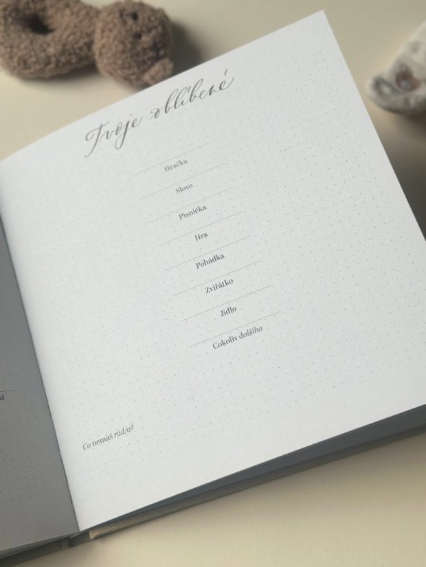 Be Nice Deník pro miminko - Tvůj příběh