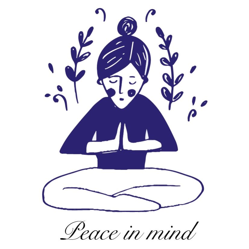 Be Nice Nažehlovačka na textil - Jóga - Peace in mind