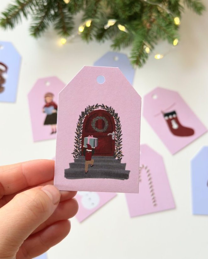 Be Nice ECO Christmas name tags - English fairytale