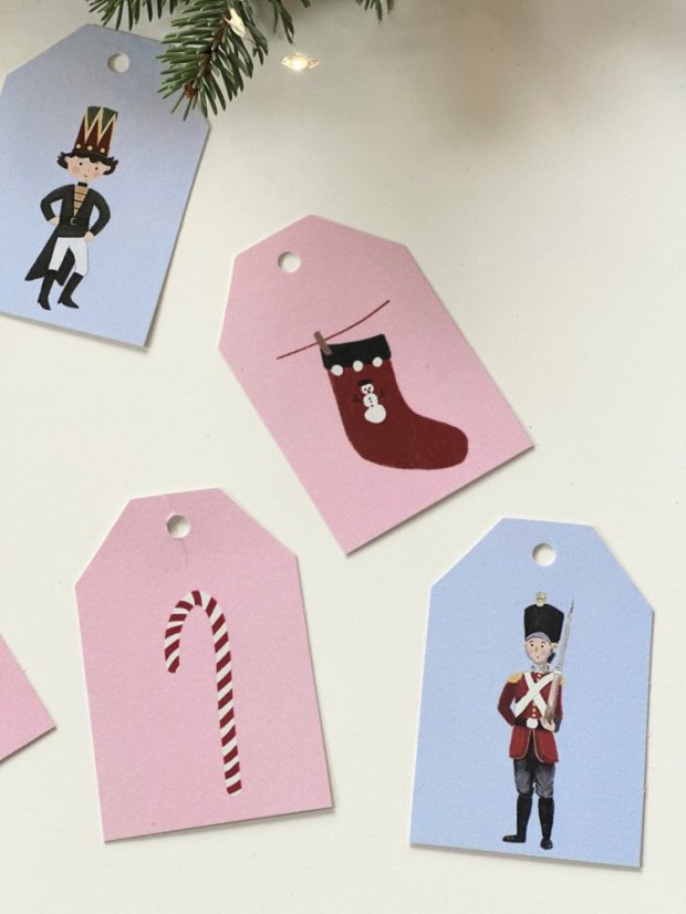 Be Nice ECO Christmas name tags - English fairytale