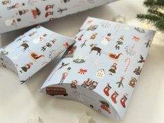 Be Nice ECO Christmas gift boxes blue - English Fairytale