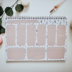 Be Nice ECO Weekly Planner – White