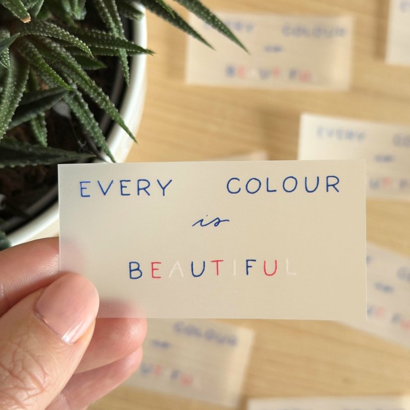 Be Nice Nažehlovačka na textil - Every color is beautiful