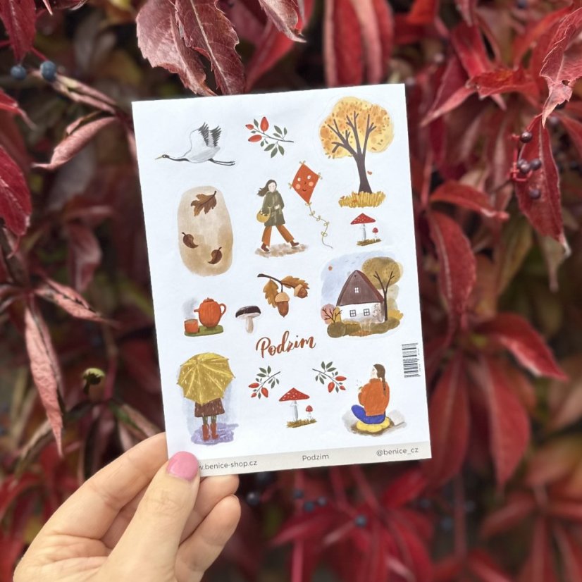 Be Nice Samolepky - Podzim