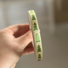 Christmas ribbon tree - gold