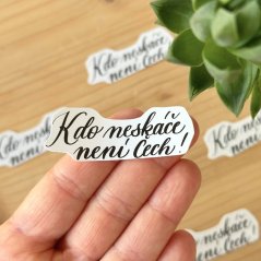 Sticker – Who doesn’t jump isn’t Czech!