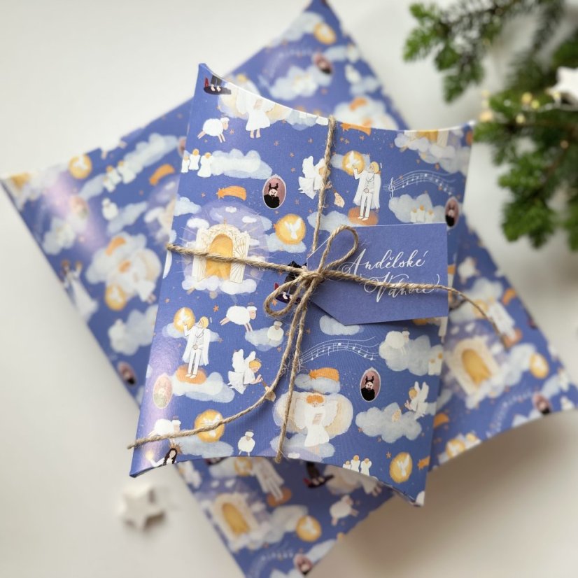 Be Nice ECO Christmas gift boxes Angelic - Size: Malá krabička   14x13,5x4 cm