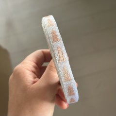 Christmas ribbon tree - silver