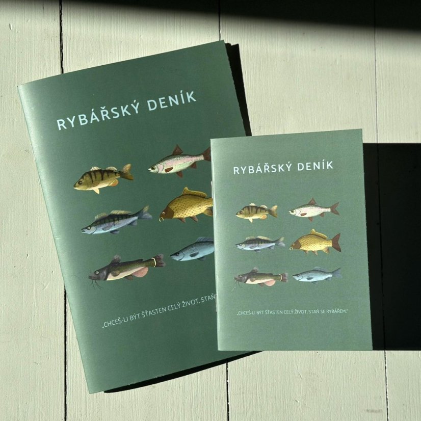 Be Nice ECO Fishing diary - Velikost sešitu: A5