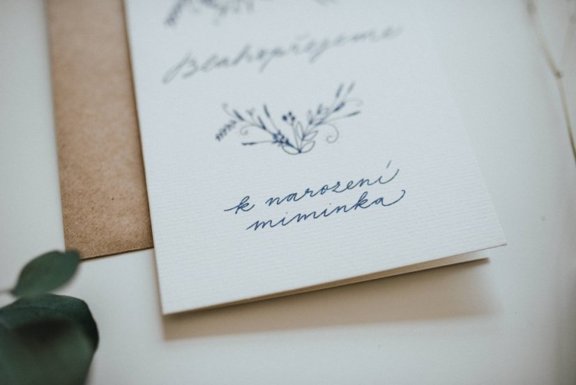 Be Nice card - Welcome to the world boy