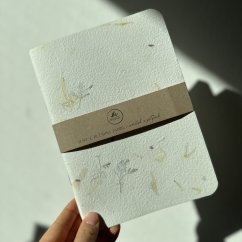 Be Nice EKO sešit z ručního papíru - měsíček a pelyněk