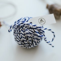 Be Nice Twine blue-white