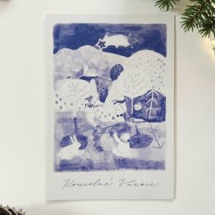 Be Nice ECO Postcard Magical Christmas with text