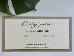 Dárkový poukaz 500 Kč