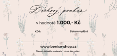 Gift voucher 1000 Kč