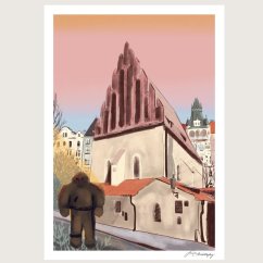 Be Nice ECO poster Prague secrets Golem A4 and A5