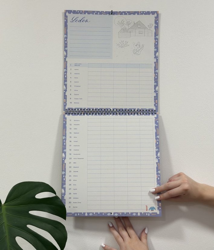 Be Nice ECO Family wall calendar