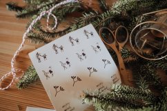 Be Nice Christmas stickers - Natural (32 pcs)