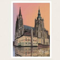 Be Nice ECO postcard Prague secrets St. Vitus Cathedral