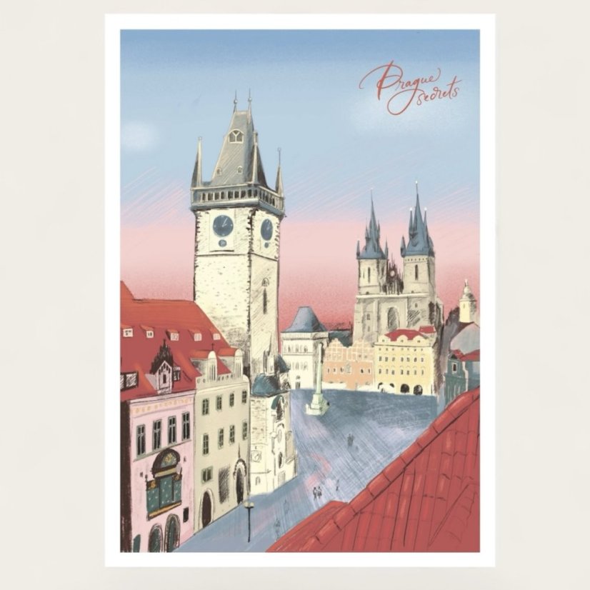 Be Nice ECO pohled Prague secrets Old Town Square