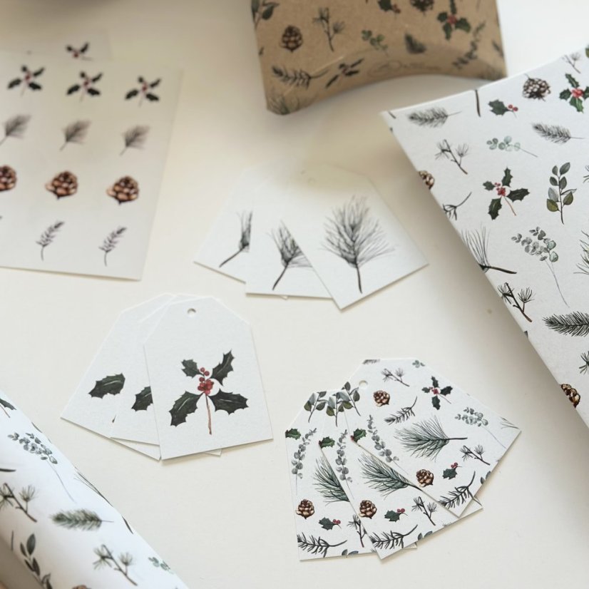 Be Nice ECO Pine Christmas wrapping set