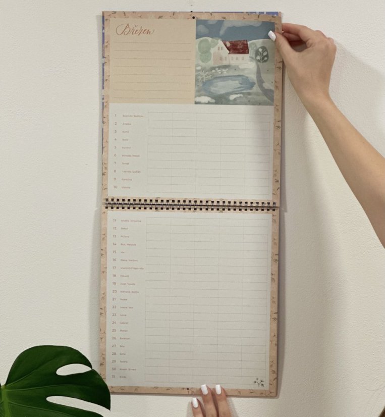 Be Nice ECO Family wall calendar