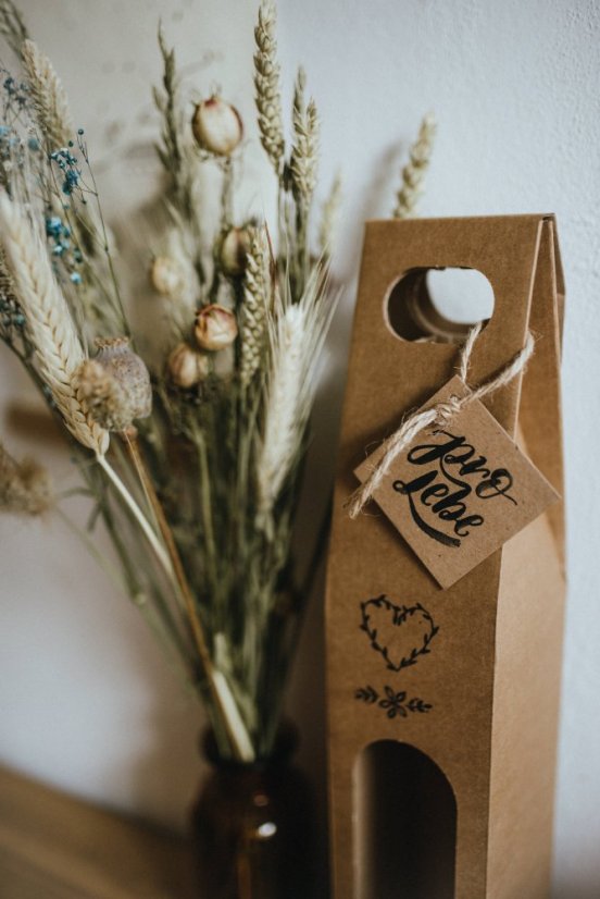 Be Nice Krabice na víno - Srdce