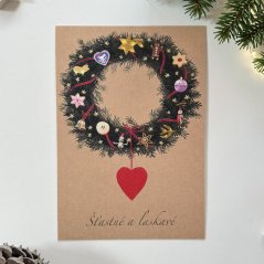 Be Nice EKO pohled Šťastné a laskavé - Pohádkový věnec