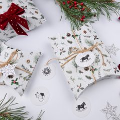 Be Nice EKO vánoční krabičky na balení dárků - V Jehličí světlé