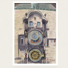 Be Nice ECO postcard Prague secrets Astronomical clock