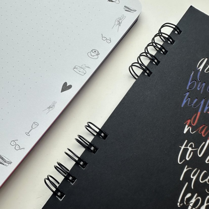 Be Nice ECO Notebook with spiral binding – A Tribute to Václav Havel