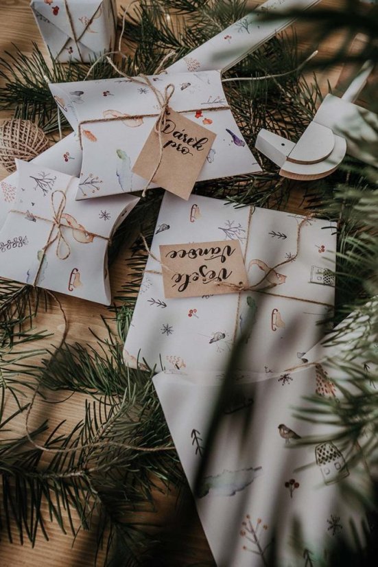 Be Nice ECO Poetic Christmas wrapping set