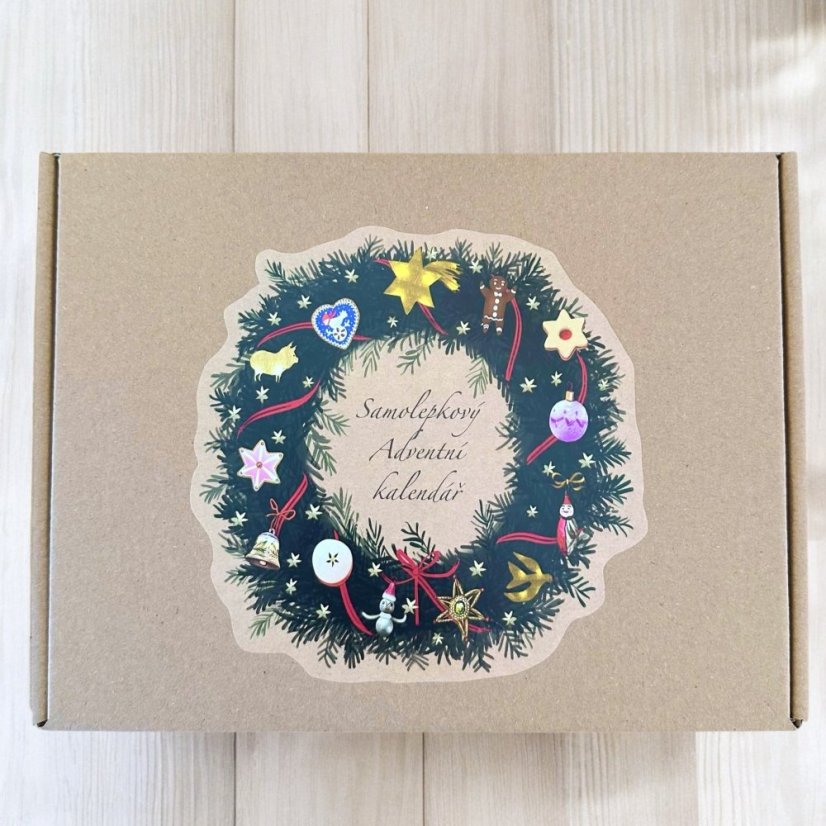 Be Nice EKO Samolepkový Adventní kalendář