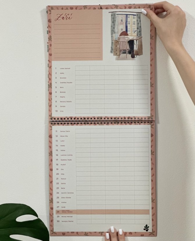 Be Nice ECO Family wall calendar